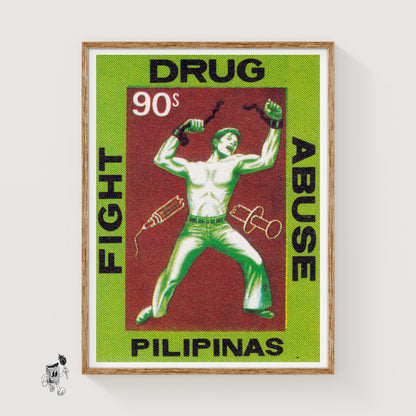 Filipino - vintage matchbox label print