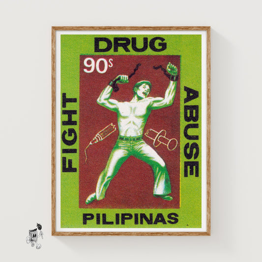 Filipino - vintage matchbox label print