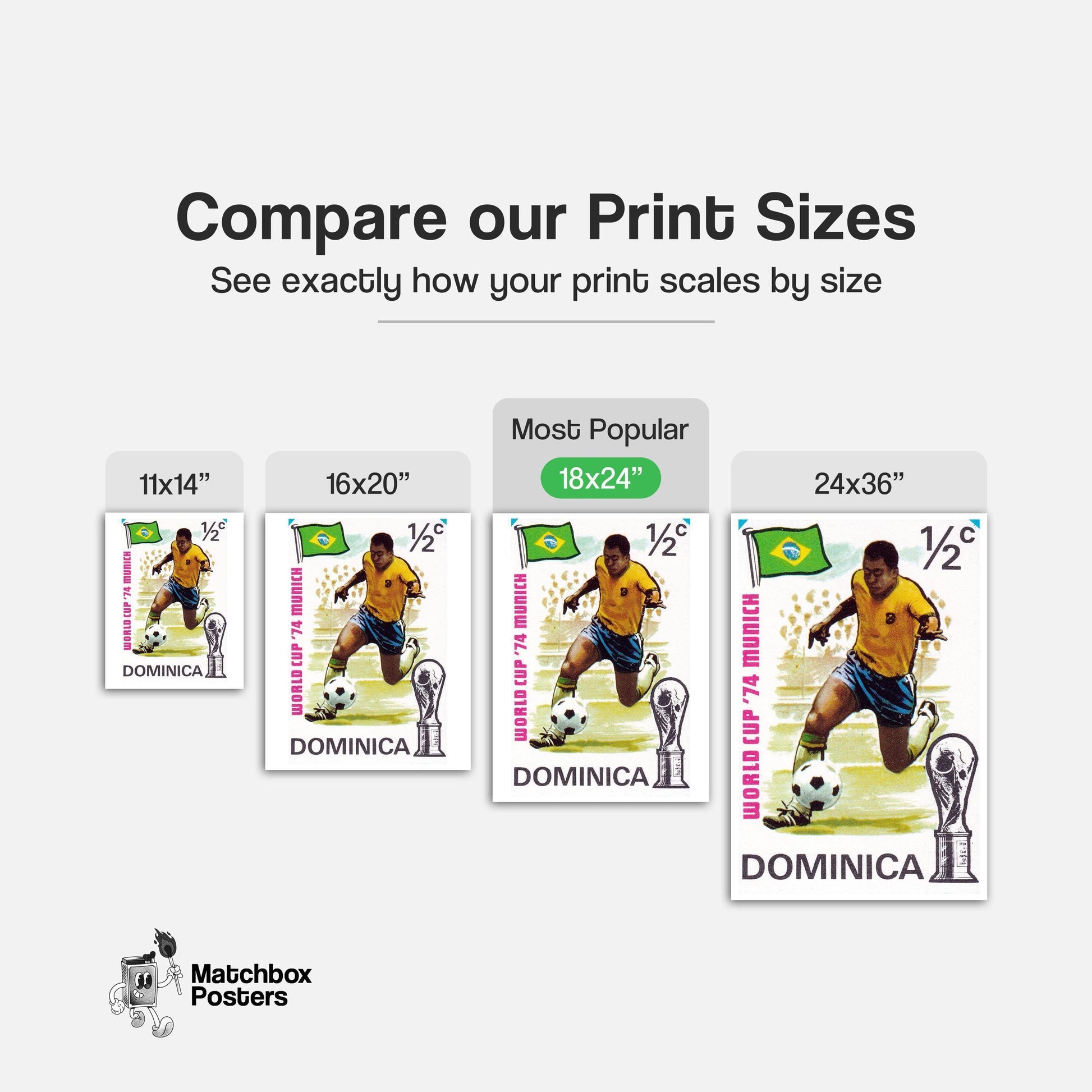 Football Player - vintage matchbox label print - gallery wall preview