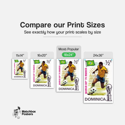Football Player - vintage matchbox label print - gallery wall preview