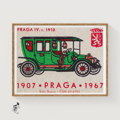 Old Green Car