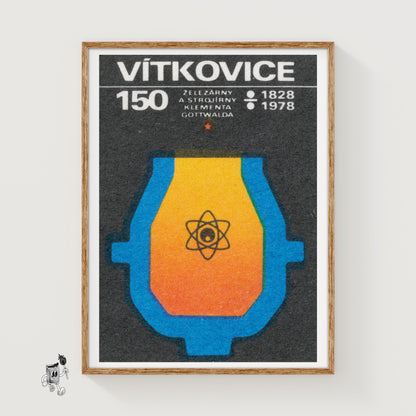 Metal Sciences - vintage matchbox label print