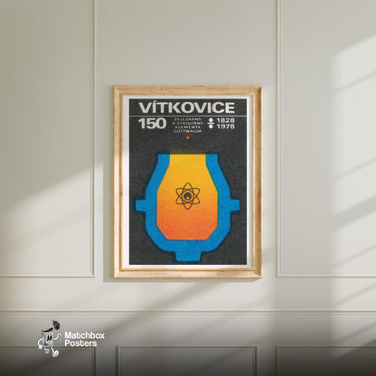 Metal Sciences - vintage matchbox label print - bedroom mockup