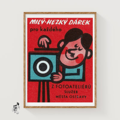 Cartoon Character with Camera