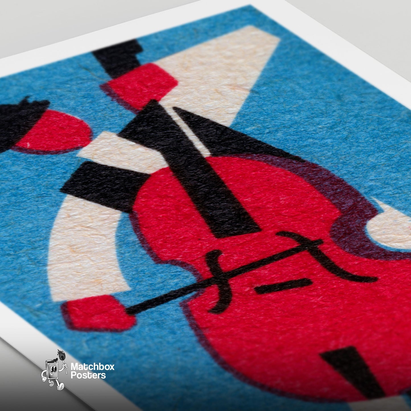 Matchbox Label Print: Vintage - vintage matchbox label print - close-up detail