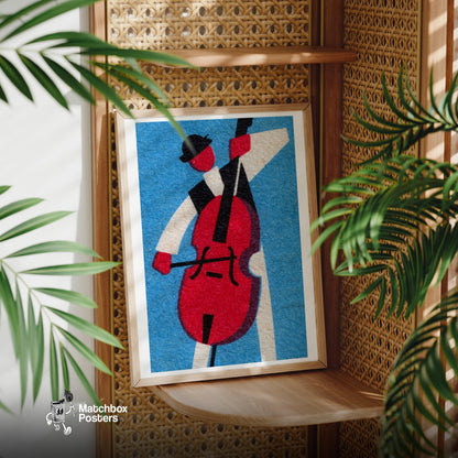 Matchbox Label Print: Vintage - vintage matchbox label print - gallery wall preview