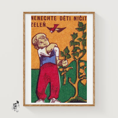 Don't Let Children Destroy Vegetables