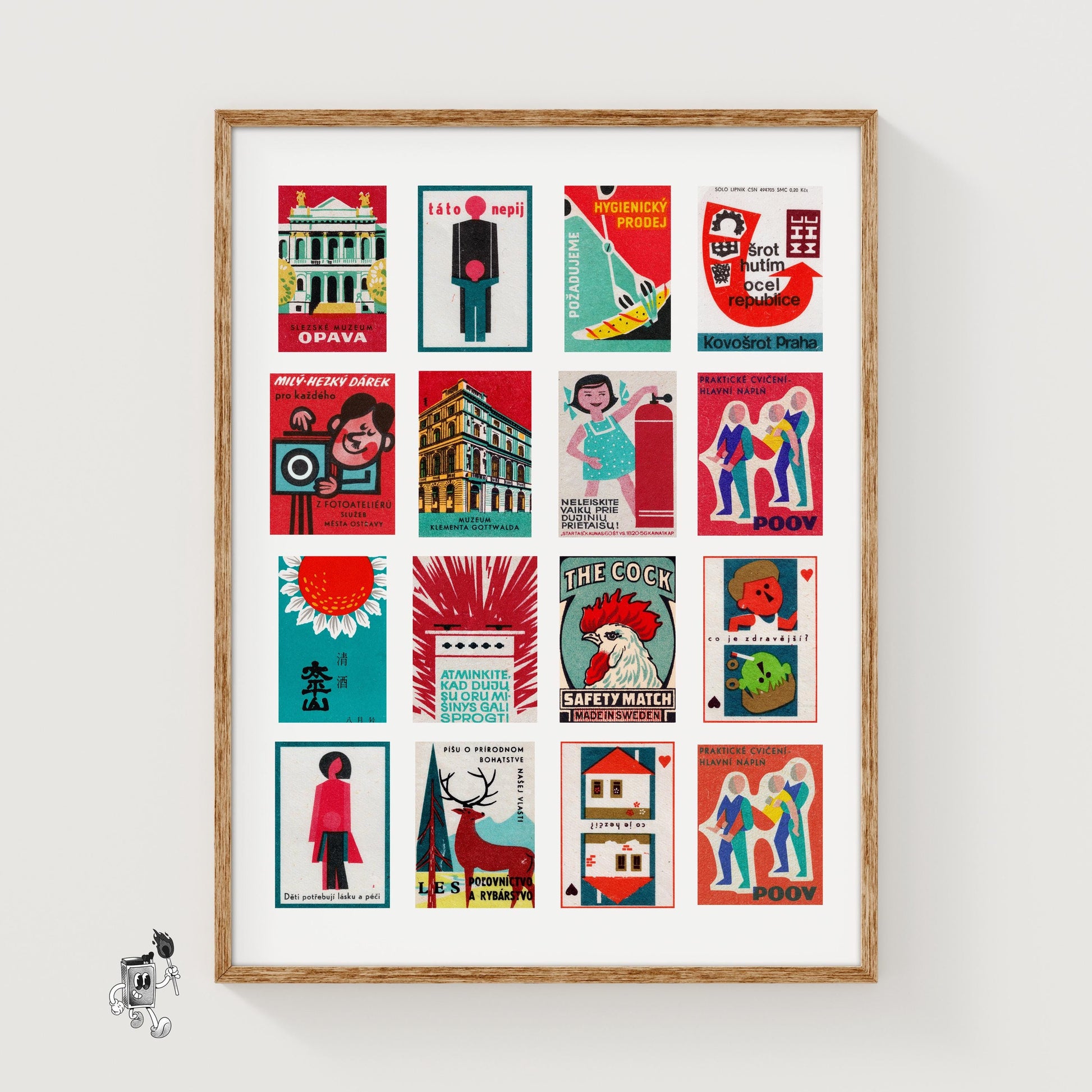 Collection Of Vintages - vintage matchbox label print