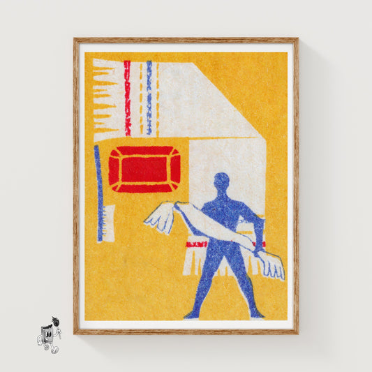 Personal Hygiene - vintage matchbox label print