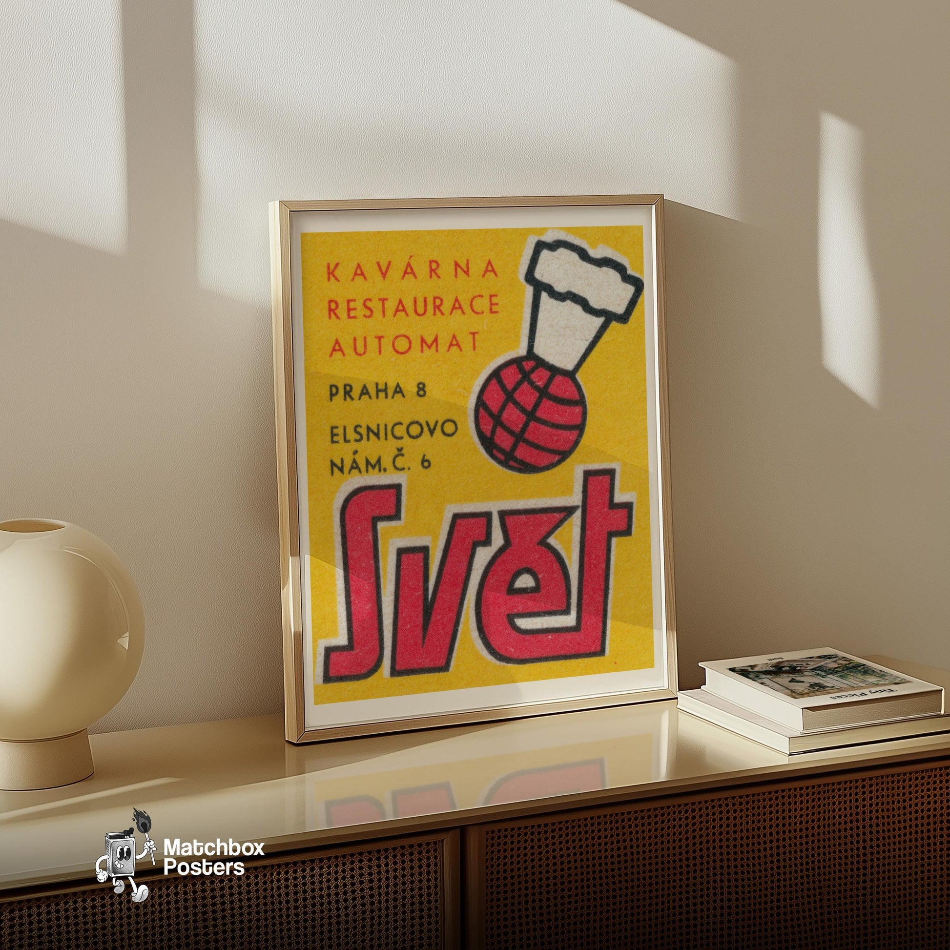 Basketball Chef Hat - vintage matchbox label print - size comparison