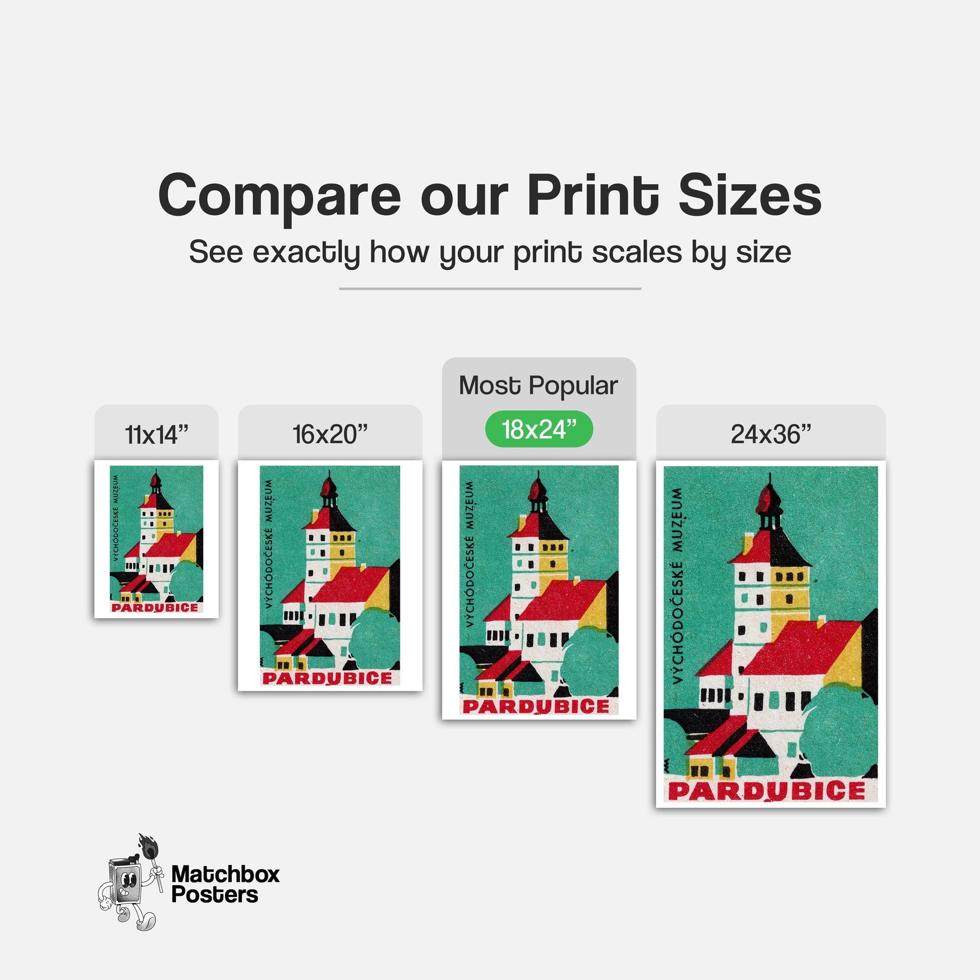 Illustration Of A Historical Building - vintage matchbox label print - gallery wall preview