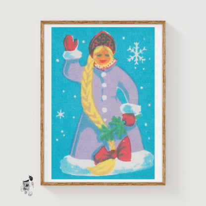 Person 1960s-70s Matchbox Label - vintage matchbox label print