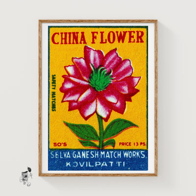 Red China Flower