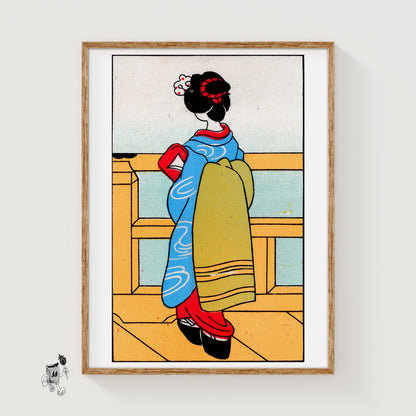 A Person 1920s-30s Matchbox Label - vintage matchbox label print
