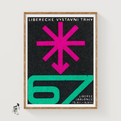 Geometric Pink Star