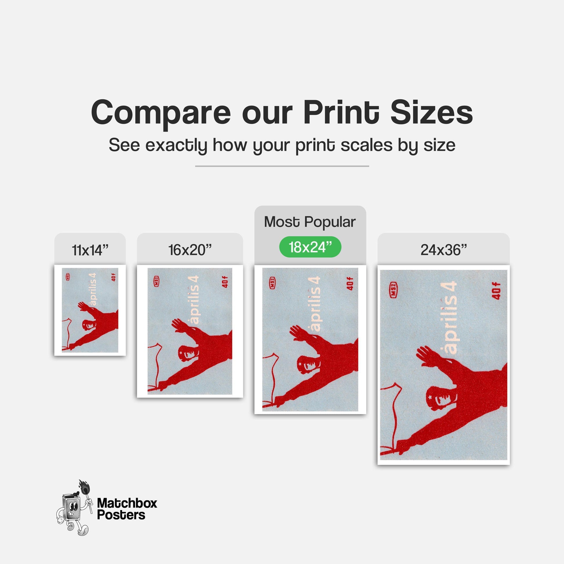 Silhouette Of A Soldier Holding A Flag - vintage matchbox label print - gallery wall preview