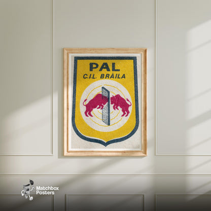 Fighting Bulls - vintage matchbox label print - bedroom mockup
