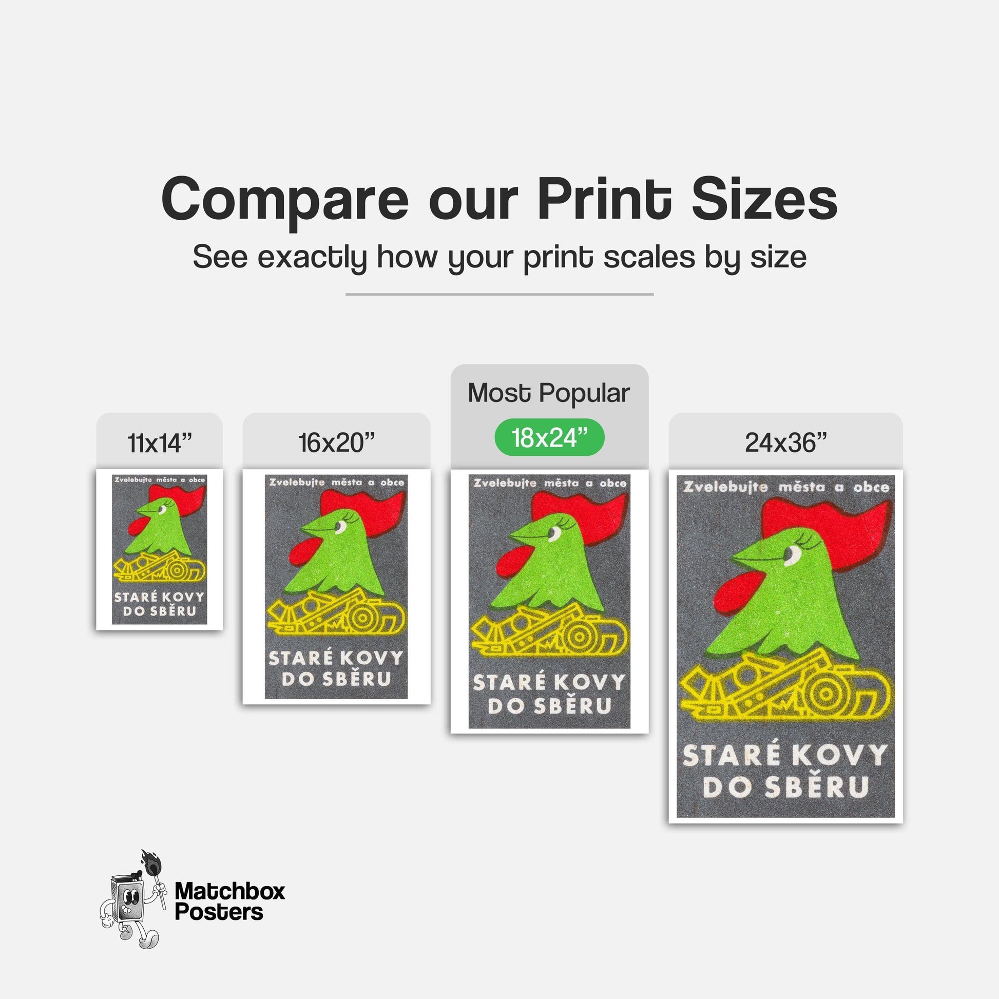 Please Recycle Metal! - vintage matchbox label print - gallery wall preview