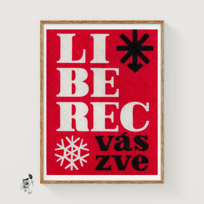 Librec Invites You - vintage matchbox label print