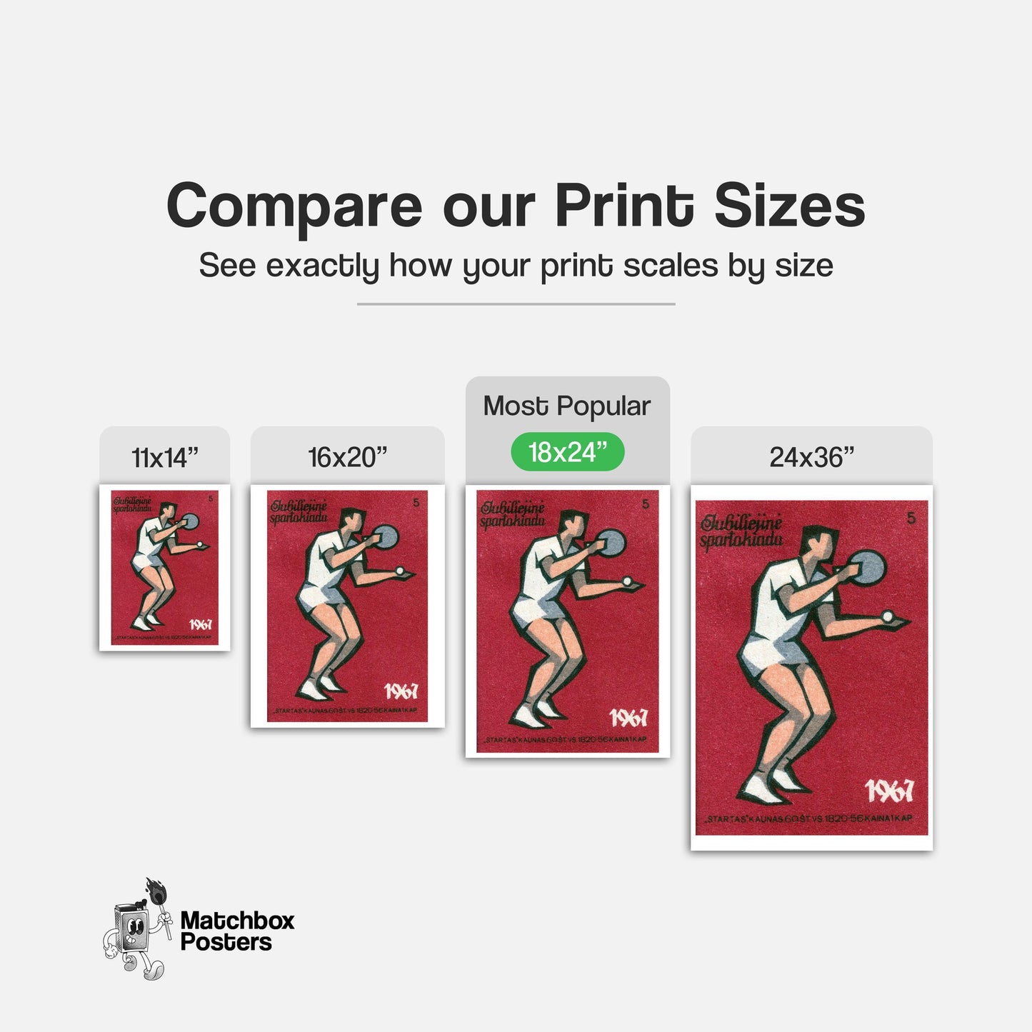 Table Tennis Player - vintage matchbox label print - gallery wall preview