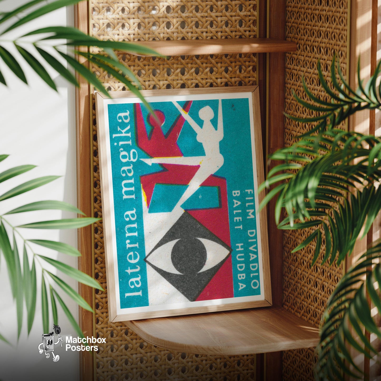 Film and Ballet - vintage matchbox label print - office wall