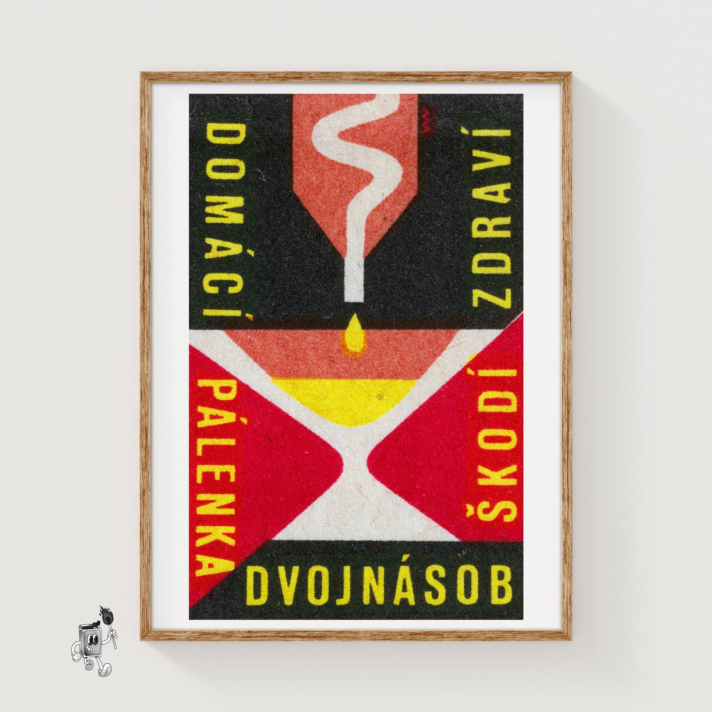 Distillation Apparatus - vintage matchbox label print