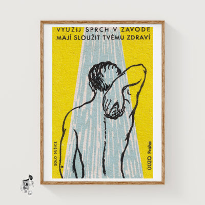 Showering Man
