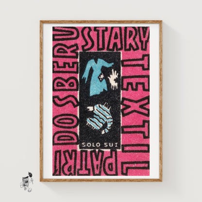 Donate Old Clothes - vintage matchbox label print