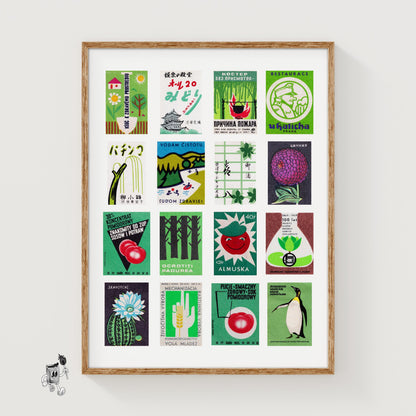 Collection Of Vintages - vintage matchbox label print
