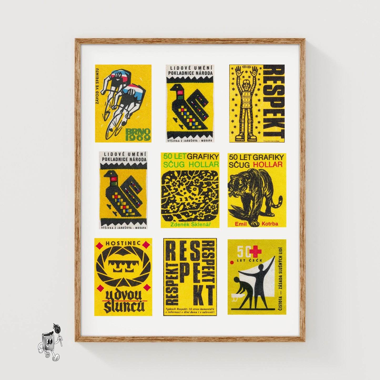 Collection Of Vintages - vintage matchbox label print