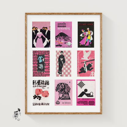 Collection Of Vintages - vintage matchbox label print