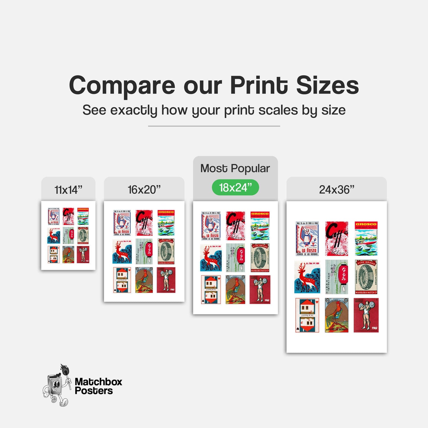 Reds Grid Print - vintage matchbox label print - office wall