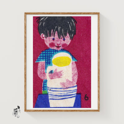 Boy with Mug