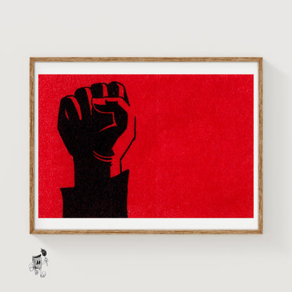 Revolution Wall Art - vintage matchbox label print