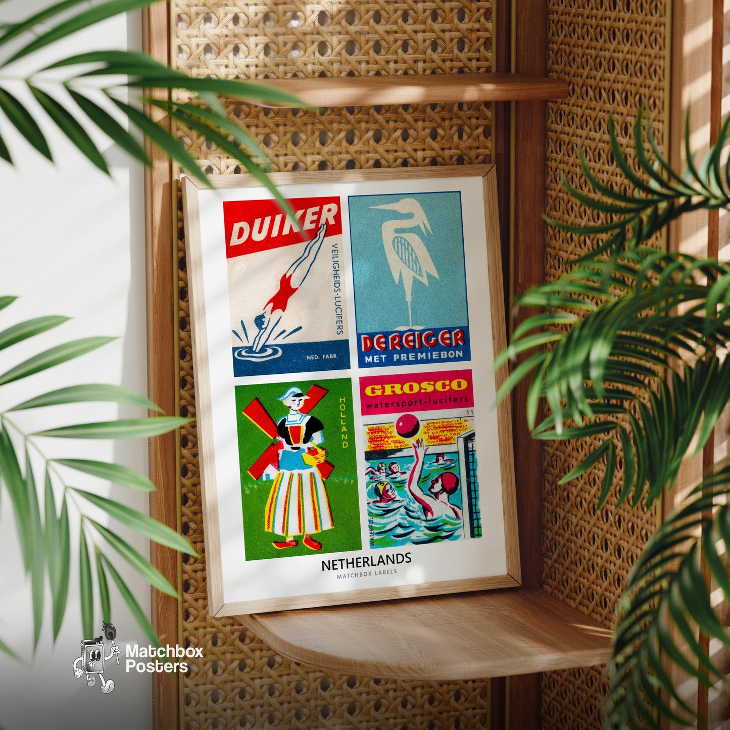 Dutchs Grid Print