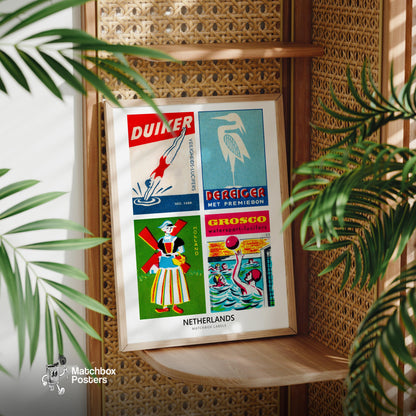 Dutchs Grid Print