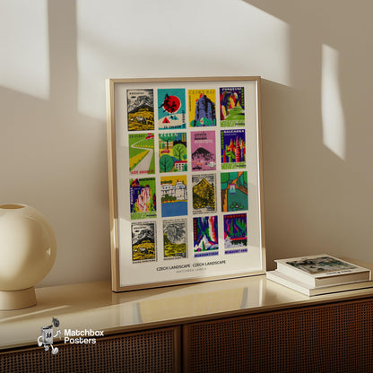 Czech Landscapes Grid Print