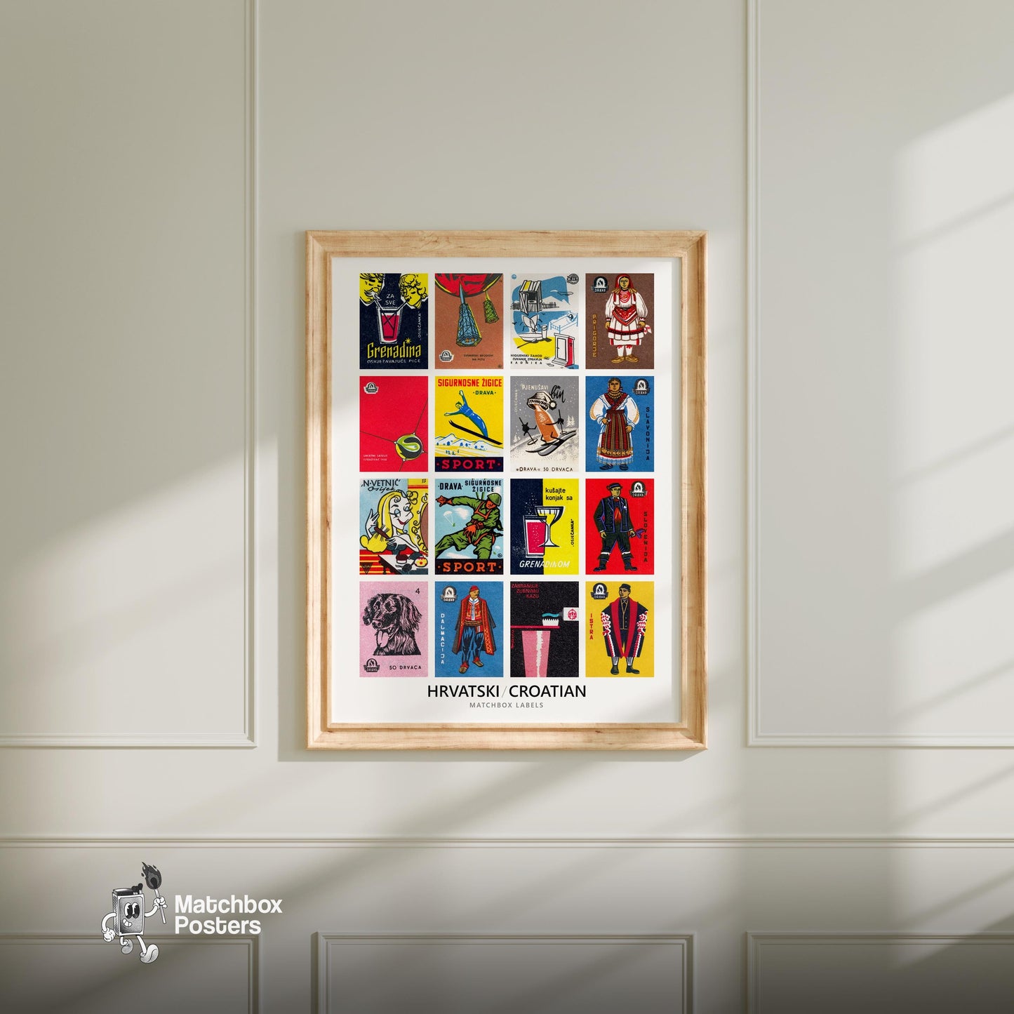 Croatians Grid Print