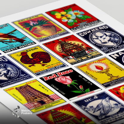 Tamils Grid Print