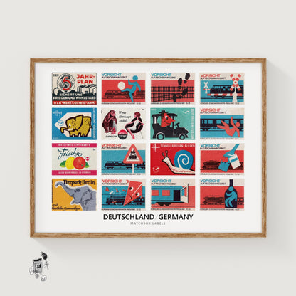 Germans Grid Print