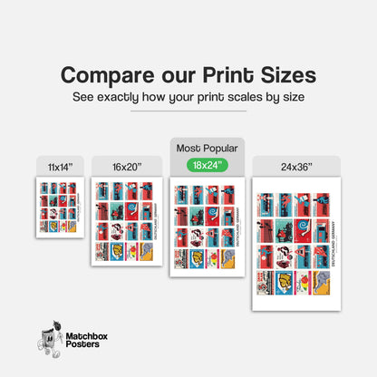 Germans Grid Print