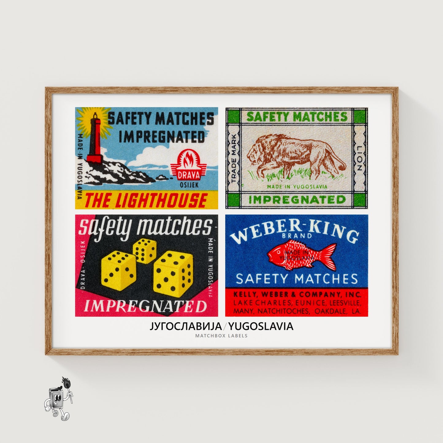 Yugoslavs Grid Print
