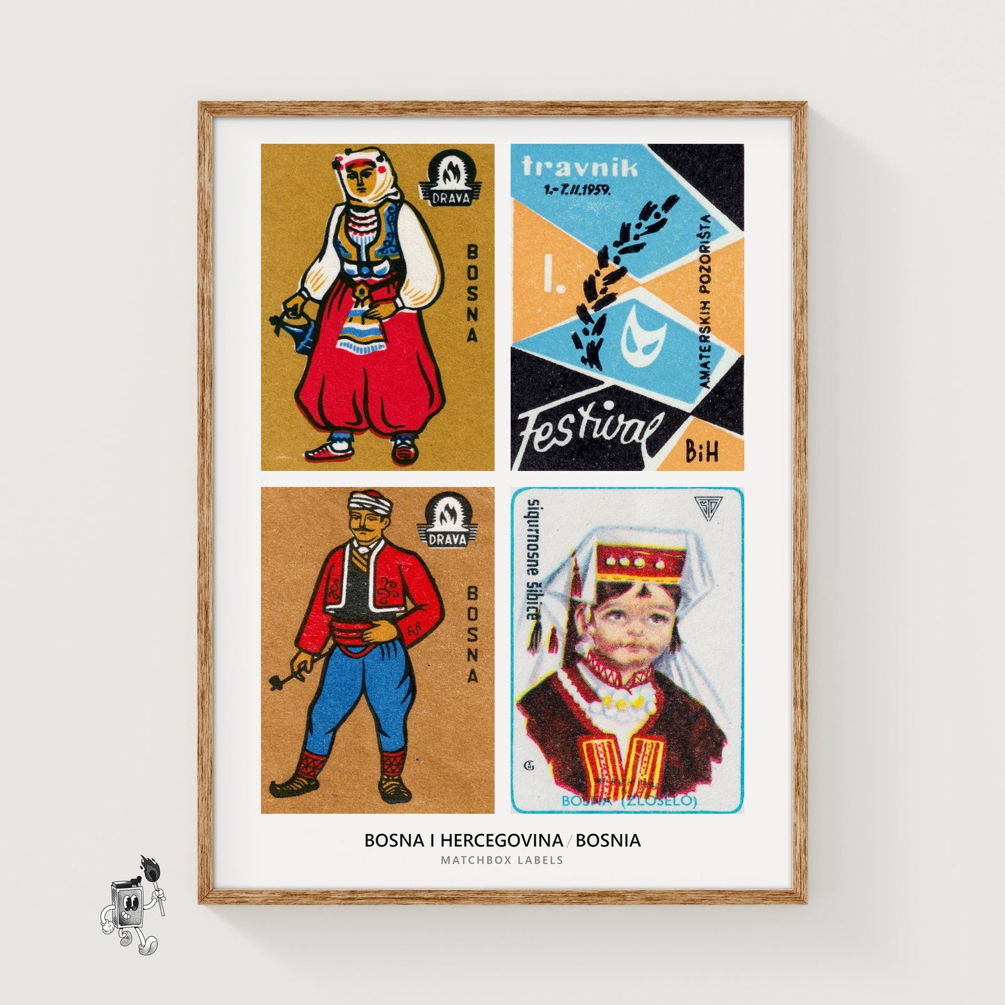Bosnians Grid Print