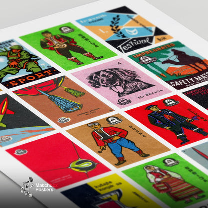 Serbo-Croatians Grid Print