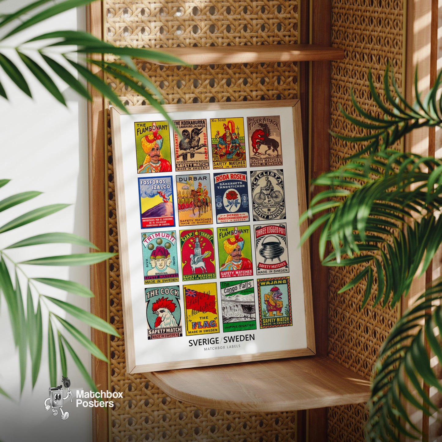 Swedishs Grid Print