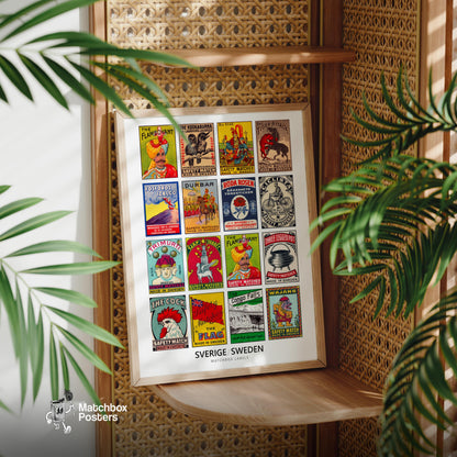 Swedishs Grid Print