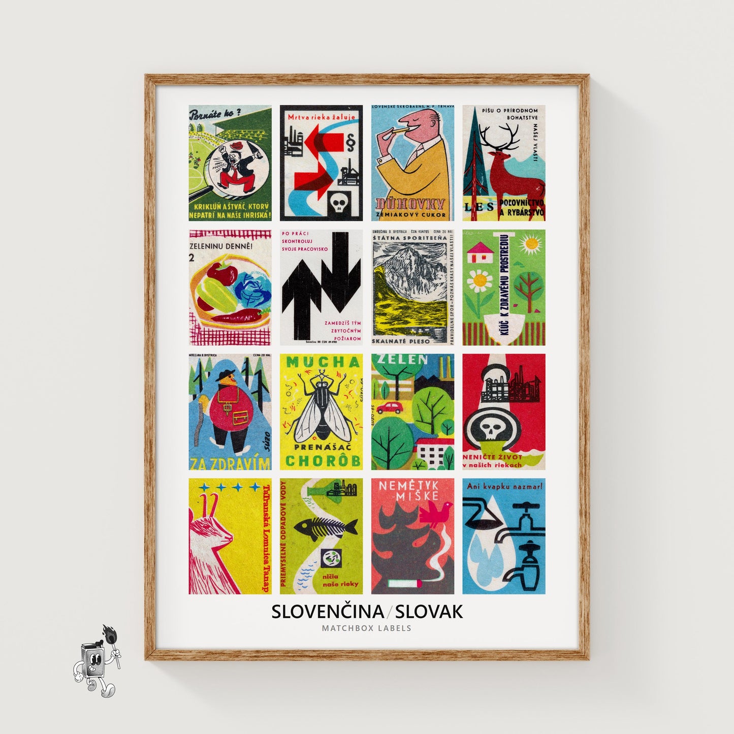 Slovaks Grid Print