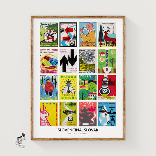 Slovaks Grid Print