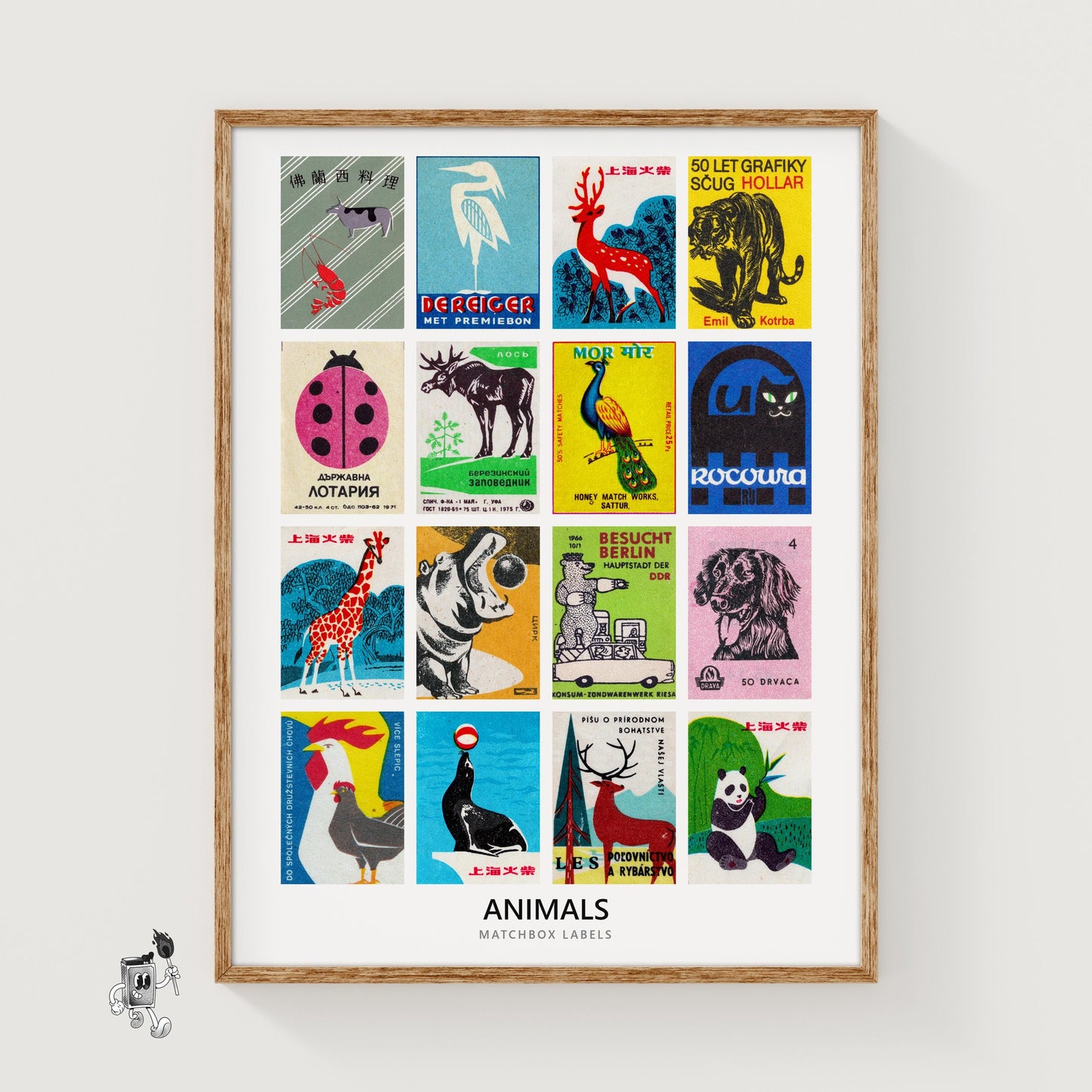 Vintage Animals Collage