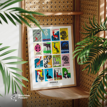 Vintage Animals Collage